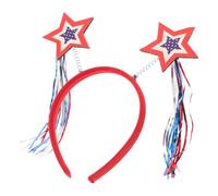 Ipetboom Diadema Día Tocado De De Cinco Puntas Decoración Para Fiesta Accesorio Patriótico Cabello Para Celebraciones Julio