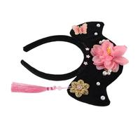 Ipetboom Diadema Retro de Princesa Tradicional Hanfu Dinastía Qing Vintage con Borlas para Accesorios de Cabello para Fotografía y Celebraciones Festivas