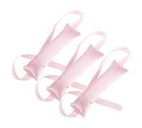 Ipetboom Diadema Rizadora sin Calor 3 Piezas para Dormir sin Daño, Cinta Ancha Satén Rosa, Rizador de Pelo Jumbo para Volumen y Rizos Naturales en Cabello Largo