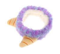 Ipetboom Diademas De Fiesta Diadema De Cuernos De Disfraz De Oveja Para Diadema De Vaca Diadema De Cuernos De Cabra Traje De Sombreros Diademas De Cuerno De Buey Felpa Púrpura