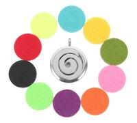 Ipetboom Difusor de Perfume Colgante de Acero Inoxidable Hueco, Collar Aromaterapia Mujer, Medallón Difusor de Aromas, Accesorio para Aceites Esenciales, Obsequio DIY para Bienestar