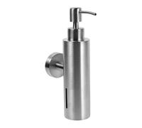 Ipetboom Dispensador De Jabón De Acero Inoxidable Dosificador Manual De Pared Para Gel De Ducha y Champú Solución Práctica Para Baños y Cocinas Diseño Ahorra Espacio