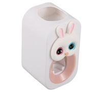 Ipetboom Dispensador De Pasta De Dientes De Conejo De Cartoon Expresor De Pasta De Dientes Pared Organizador De Cepillos y El Baño