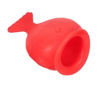 Ipetboom Dispositivo para Volumen Labios de Silicona Succión Forma de Pez Rojo Portátil para Mujeres Uso Facial Relleno Labios