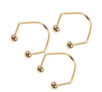 Ipetboom Ejercitador de Hoyuelos Faciales Metálico 3 Piezas Dorado Herramienta para Moldear Músculos Faciales Portátil para Uso Diario Mujeres