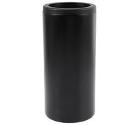 Ipetboom Enfriador de Latas Aislado de Acero Inoxidable 12oz, Doble Capa Térmica, Color Negro Mate, Porta Latas para Refrescos y Cerveza, Adecuado para Picnics y Barbacoas