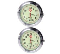 Ipetboom Esfera de Reloj de Bolsillo de Vidrio, 2 Piezas para Manual DIY | Reloj de Bolsillo para Enfermera, Pieza Práctica, Diseño Creativo y Único, Estilo Conciso y Elegante