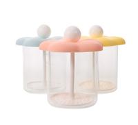 Ipetboom Espumador Manual para Lavado Facial 3 Piezas Color Amarillo, Rosa y Azul, Vaso Espumador para Gel Limpiador y Champú, Herramienta de Espuma Facial para Cuidado Piel Diaria