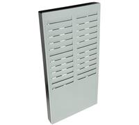 Ipetboom Estante Duradero y Fácil de Usar para Tarjetas de Asistencia de Plástico Montado en Pared para Control Horario de Empleados Entrada