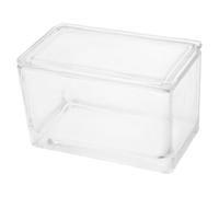 Ipetboom Estuche de Tinción de Vidrio con Capacidad para 60 Portaobjetos, Tanque Cilíndrico Transparente, con Gradillas Verticales y Horizontales para Laboratorio Científico y Uso Médico