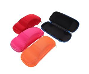 Ipetboom Estuche para 4 Gafas De Sol: Bonito Estuche De Eva con Forma De Coche Y, Organizador para Gafas, para Niños, Ideal para Y Escuela.