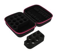 Ipetboom Estuche para Aceites Esenciales 15 Compartimentos 10Ml Bolsa de Almacenamiento Portátil Organizador de Aceites Esenciales para