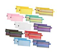 Ipetboom Estuche para Lápices Multifuncional Resistente al Desgaste, de Nylon y Plástico de Gran Capacidad Color Aleatorio Adecuado para Niños y Estudiantes Escuela o Viaje