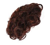 Ipetboom Extensión De Moño Sintético Volumen Moño Rizado Coleta De Caballo Diario Seda Alta Temperatura