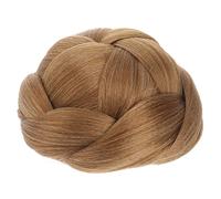 Ipetboom Extensión De Moño Trenzado De Cabello Sintético Corto 1 Unidad Sin Atar Para Mujer Uso Diario y Viajes