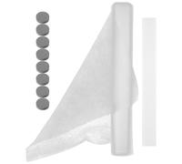 Ipetboom Filtro para Campana Extractora Resistente al Calor Papel Absorbente Grueso Ignífugo de 5 Metros Imán y Filtro para Cocina Accesorio para Extractor de Aire