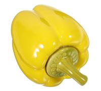 Ipetboom Frasco Hermético Forma de Pimiento Verde para Almacenamiento Recipiente Multiusos para y Especias Diseño y Compacto para Conservar Frescura