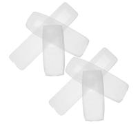 Ipetboom Funda de Silicona Transparente para Mando a Distancia 6 Piezas 2 para Aire Acondicionado Corto 2 para Aire Acondicionado Largo 2 para TV F Protector Antirrayas y Flexible