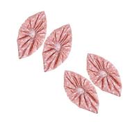 Ipetboom Fundas Antideslizantes para Zapatos de Algodón Lavables, Gruesas, Transpirables, para Hombre y Mujer, Cubrezapatos de Interior Resistentes al Desgaste, Paquete de 2 Pares Rosa