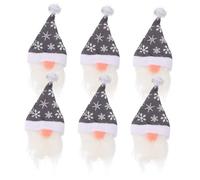 Ipetboom Fundas Decorativas Navideñas para Botellas De Vino Unidades Diseño De Muñeca Sin Rostro para Fiestas De Navidad