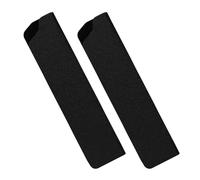 Ipetboom Fundas Protectoras de Flocado para Cuchillos de 3-3.5 Pulgadas, 2 Unidades, Negro Rectangular, para Viajes al Aire Libre y Uso Seguro de Cuchillos Multifunción
