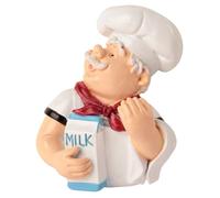 Ipetboom Gancho Adhesivo para Enchufes de Resina, Diseño Chef Compacto, Organizador de Cables de Pared Multiusos para Cocina, Gancho Pequeño para Almacenamiento Práctico y Decoración