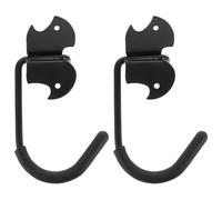 Ipetboom Ganchos para Bicicletas Resistentes 2 Pcs Soporte de Pared Ajustable 90° Revestimiento de Goma Antirayado Gancho Multiusos para Garaje y Almacenamiento de Bicicletas y Cascos