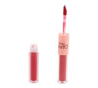 Ipetboom glaseado de labios de doble punta pantalla de doble capa lápiz labial kit de pantalla brillo de labios pantalla casera Labial de moda cosas estéticas esmalte de labios líquido rojo