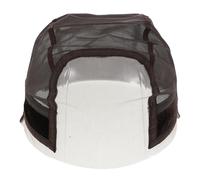 Ipetboom Gorro de Malla para Peluca de Color Marrón con Encaje y Material de Velour Accesorio Ajustable para Cosplay Festivales y Disfraces