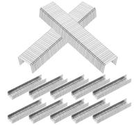 Ipetboom Grapas Neumáticas para Trabajar la Madera 1000 Piezas Resistentes y Estrechas para Carpintería, Tapicería y Herramientas de Bricolaje