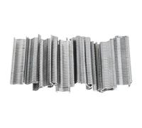 Ipetboom Grapas Tipo M para Jaulas 600 Unidades Acero bajo Carbono Clips para Malla Metálica Reparación de Gallineros y Conejeras Herramienta Manual para Cercas de Animales