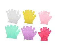 Ipetboom Guantes De Baño Exfoliantes 5 Dedos Guante De Ducha Flexible Depurador De Espalda Limpiador Profundo