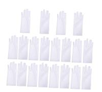 Ipetboom Guantes Paquete de 10 Elásticos con Protección Solar Hidratantes para El Trabajo con Etiqueta Protectora para Limpieza Manipulación de Joyas Construcción