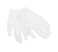Ipetboom Guantes Para Joyería De Algodón Blanco Reutilizables Para Manipulación De Joyas Limpieza y Exhibición Guantes Para Jardinería y Manualidades