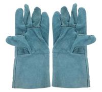 Ipetboom Guantes Resistentes a Mordeduras para Mascotas de Piel de Vaca Gruesos y Duraderos Tamaño Único Guantes de Entrenamiento para Perros y Gatos Protección para Manos en