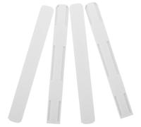 Ipetboom Guías Autoadhesivas para Cajones 4 Piezas Blancas Riel Deslizante Multifuncional para Almacenamiento Cocina Dormitorio y Armarios