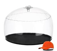 Ipetboom Hat Shaper Insert, 2pcs PVC Cap Shaper for Baseball Caps Molder Inner Support Inflatable Tabletop Hat Holder for Home Use, Hats Mold Wig Display Holders White, 6.7x6.5x5.5in