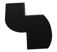 Ipetboom Herramientas De Peluquería Para Forma Barba Tarjeta De Barbero Con Medidas Guía Para Línea Del Cabello Plantilla Para Barba Para Hombres Herramienta Para Bordes De Línea Del Cabell