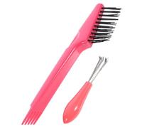 Ipetboom Herramientas Limpiadoras De Cepillos y Peines Peine Removedor De Cabello Accesorio Ligero y Duradero Para Salón y Uso Doméstico