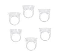 Ipetboom Herramientas Para Injertar Pestañas 6 Piezas De Copas De Pegamento De Cristal Para Pestañas Para Uso En Salones De Belleza En Casa