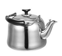 Ipetboom Hervidor de Acero Inoxidable 4l con Silbato para Estufa de Gas y Eléctrica, Tetera Grande de 201 Acero Grueso, Mango Ergonómico Antideslizante, Adecuado para Cocina y Camping