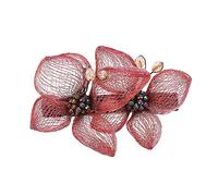 Ipetboom Horquilla De Cristal Mariposas Pasador Elegante De Joyas Pelo De Mujer Accesorio De Cabello Para Fiesta y Diario