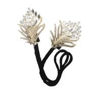 Ipetboom Horquilla de Plumas para Hacer Moños Forma de Dona Rizador de Pelo Perezoso Banda Presión Accesorios Vintage Cabello para Mujeres y Niñas Trenza Francesa Máquina para Hacer Moños F