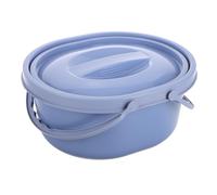 Ipetboom Inodoro de Entrenamiento para IR al Baño, Orinal de Camping para Adultos, PVC, con Tapa, Diseño Engrosado, Doble Asa, Antiolores, Fácil de Limpiar, para Uso Doméstico y Junto Cama