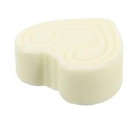 Ipetboom Jabón en Barra Hidratante de Ácido Hialurónico en Forma de Corazón 1 Unidad para Cuidado Facial Piel Suave Seda Natural para Uso Diario