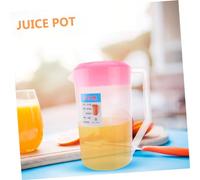 Ipetboom Jarra de Agua con Resistente al Calor con Tapa Hermética para Jugos y Bebidas Recipiente Plástico Seguro para Uso Frío y Caliente para Fiestas y Reuniones Familiares