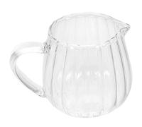 Ipetboom Jarra de Leche de Vidrio Diseño de para Espumar Leche y Servir Café y para Restaurantes