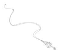 Ipetboom Jaula Para Colgante De Cristal Soporte Metálico Resistente Cadena Para Collar Versátil Para Piedras y Cuentas Uso Personal y Ocasiones Obsequios