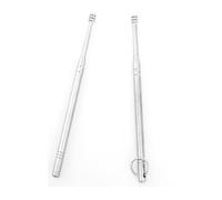 Ipetboom Juego 3 Pinzas para Limpieza de Oídos de Acero Inoxidable en Espiral, Herramienta para Eliminar Cerumen para Adultos, Portátil y Seguro para Cuidado Auditivo