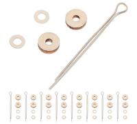 Ipetboom Juego de 10 Kit de Articulaciones Giratorias para Osos de Madera y Metal Accesorios DIY para Muñecos con Rotación Seguras y Versátiles para Manualidades